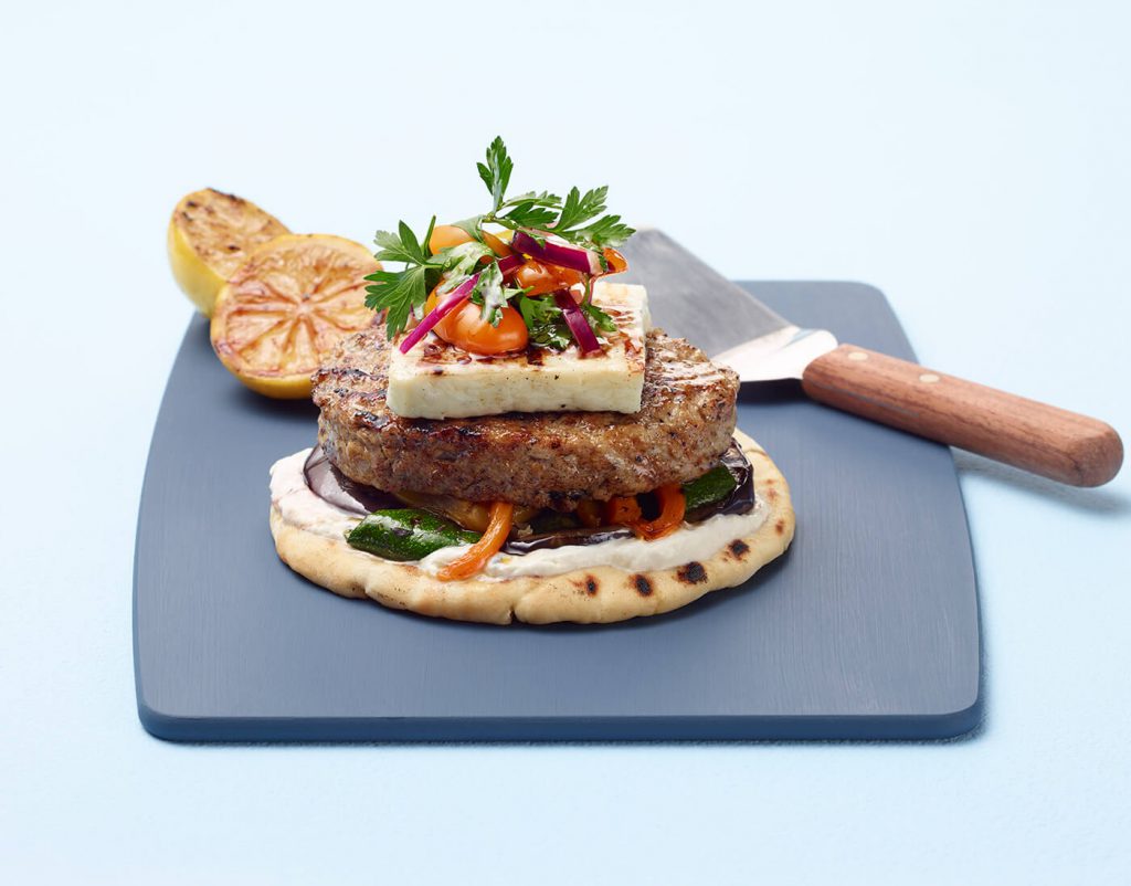 Mediterranean Turkey Burger
