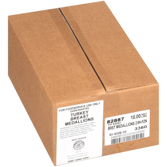 
						Sliced Turkey Tenderloin Medallions; 2/5 lb packages						